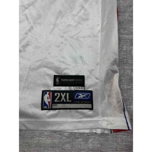 Detroit Pistons Jersey Mens 2XL White Chauncey Billups #1 Vtg Y2K 1978 Throwback - Picture 3 of 13